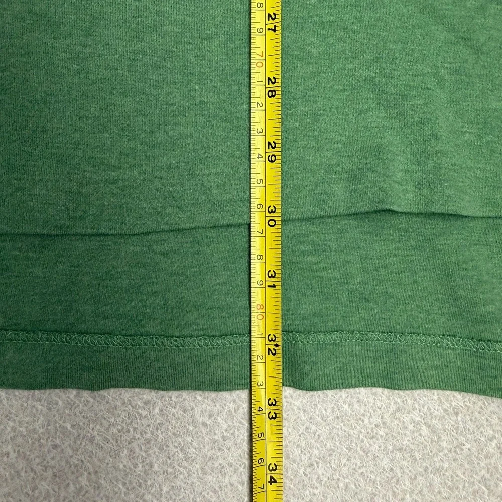 Polo Ralph Lauren Polo Shirt Men XL Green Collared Logo High Low Hem Cotton XL